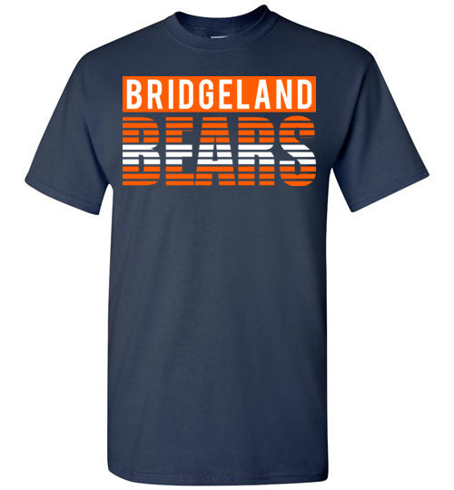 Bridgeland High School Bears Navy Unisex T-shirt 35