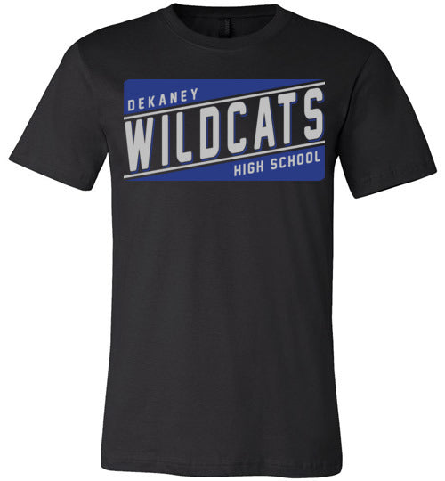 Dekaney Wildcats Premium Black T-shirt - Design 84