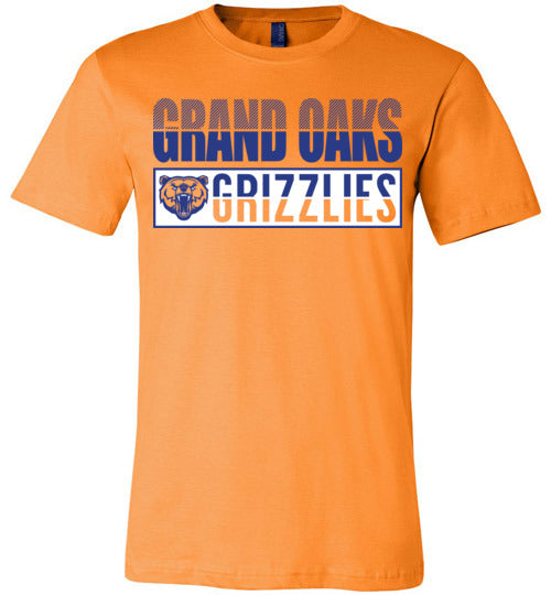 Grand Oaks Grizzlies Premium Orange T-shirt - Design 31