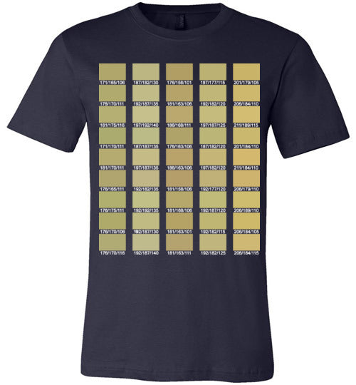 Vegas Gold Color Sample 3 - Navy Tee