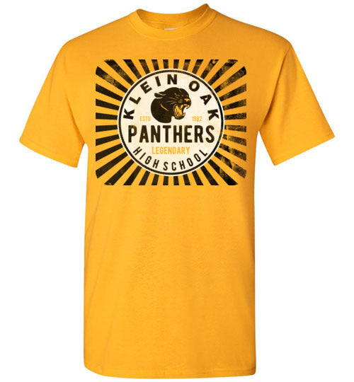 Klein Oak High School Panthers Gold Unisex T-shirt 68