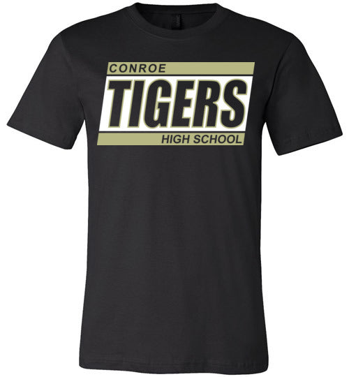 Conroe Tigers Premium Black T-shirt - Design 72