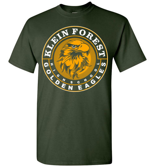 Klein Forest Golden Eagles Forest Green T-Shirt - Design 02