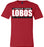 Langham Creek Lobos Premium Red T-shirt - Design 98