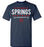 Cypress Springs High School Panthers Navy Unisex T-shirt 03