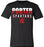 Porter Spartans Premium Black T-shirt - Design 31