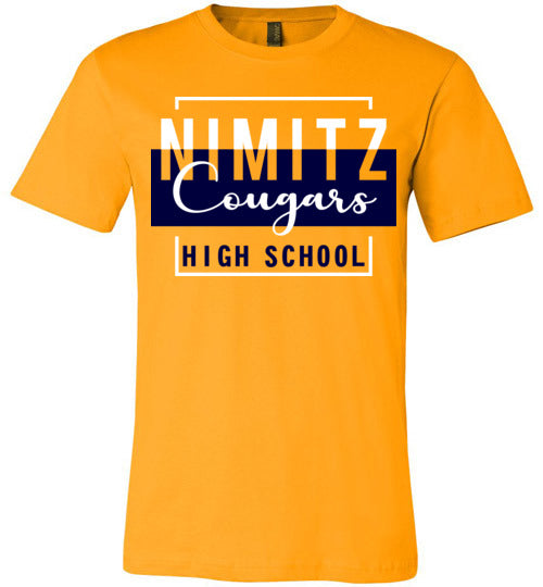 Nimitz Cougars Premium Gold T-shirt - Design 05