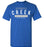 Cypress Creek High School Cougars Royal Blue Unisex T-shirt 21