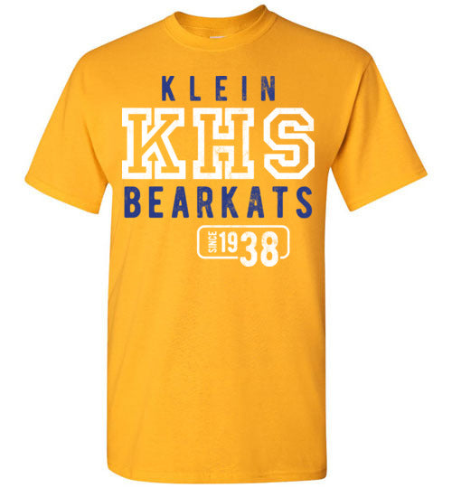 Klein Bearkats - Design 08 - Gold Unisex T-shirt