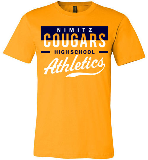 Nimitz Cougars Premium Gold T-shirt - Design 48