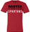 Porter Spartans Premium Red T-shirt - Design 24