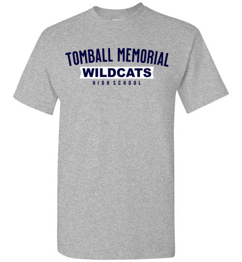 Tomball Memorial High School Wildcats Sports Grey Unisex T-shirt 21