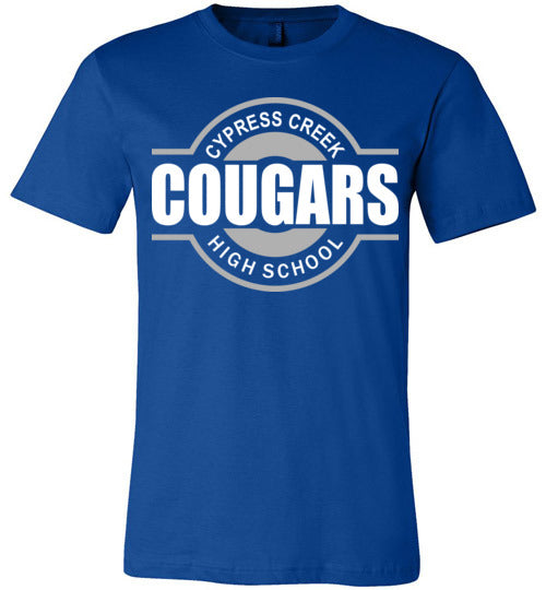 Cypress Creek Cougars Premium Royal T-shirt - Design 11