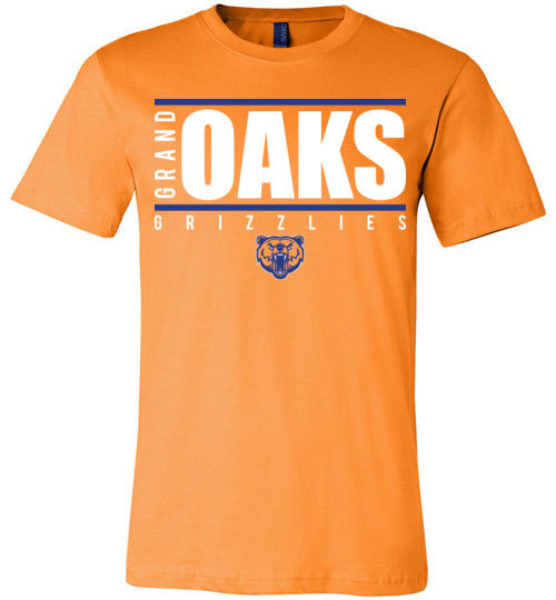 Grand Oaks Grizzlies Premium Orange T-shirt - Design 07