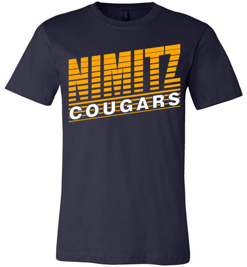 Nimitz Cougars Premium Navy T-shirt - Design 32