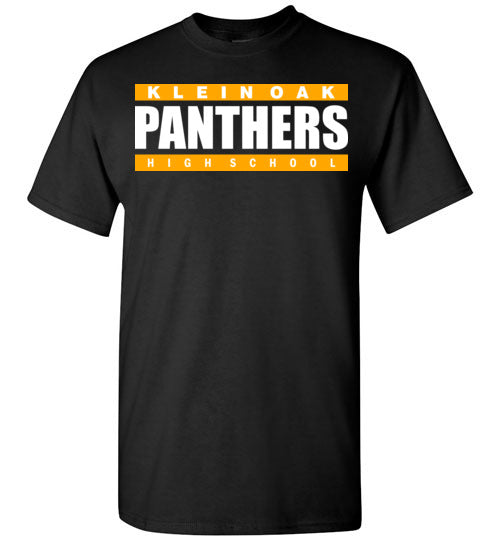 Klein Oak Panthers - Design 98 - Black Unisex T-shirt