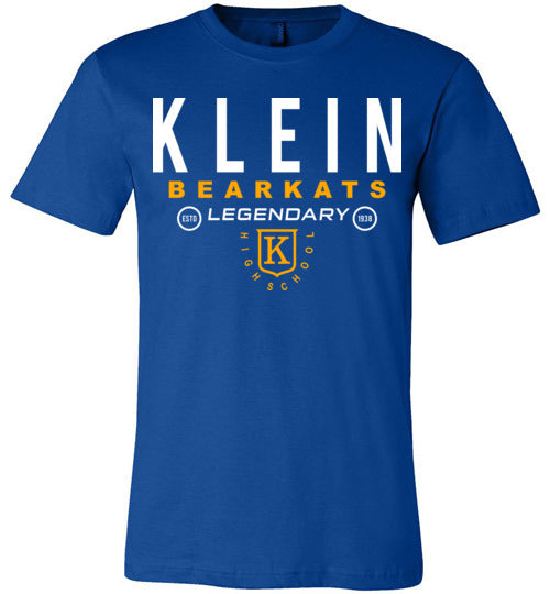 Klein Bearkats Premium Royal Blue T-shirt - Design 03