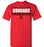 Tomball High School Cougars Red Unisex T-shirt 49