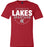 Cypress Lakes Spartans Premium Red T-shirt - Design 12