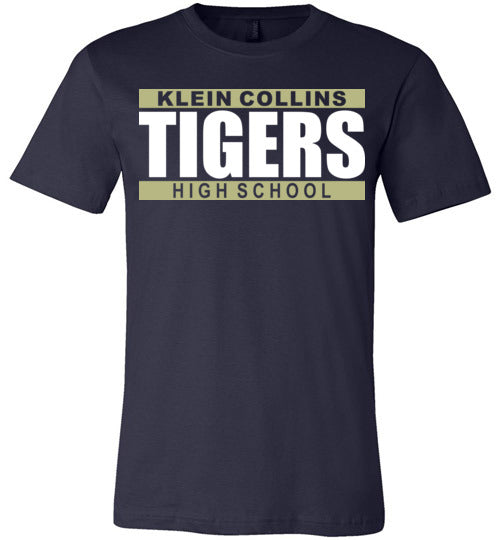 Klein Collins Tigers Premium Navy T-shirt - Design 98