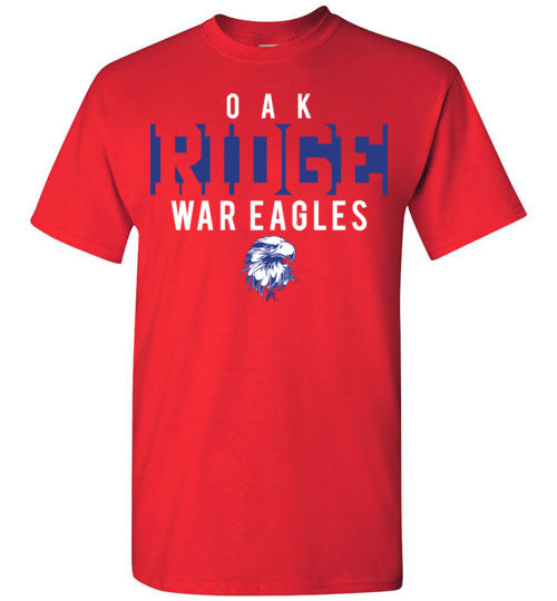 Oak Ridge High School War Eagles Red Unisex T-shirt 06