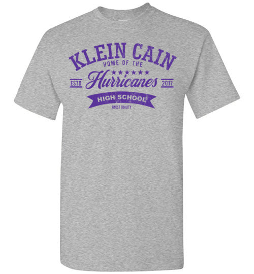 Klein Cain Hurricanes - Design 96 - Grey T-shirt