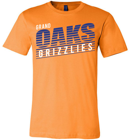 Grand Oaks Grizzlies Premium Orange T-shirt - Design 32