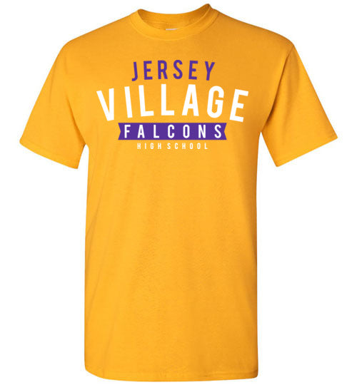 Jersey Village High School Falcons Gold Unisex T-shirt 21
