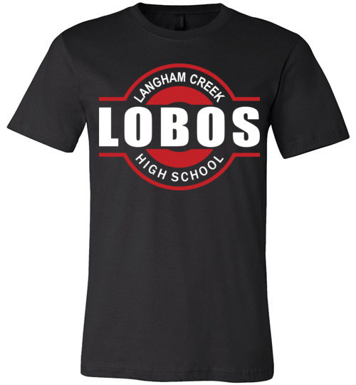 Langham Creek Lobos Premium Black T-shirt - Design 11