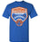 Grand Oaks High School Grizzlies Royal Blue Unisex T-shirt 14