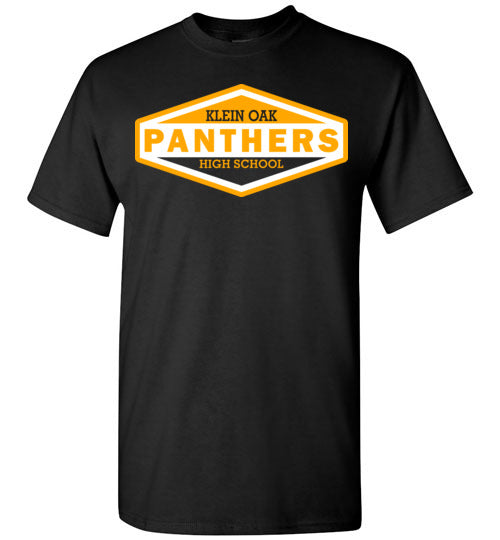 Klein Oak High School Panthers Black Unisex T-shirt 09