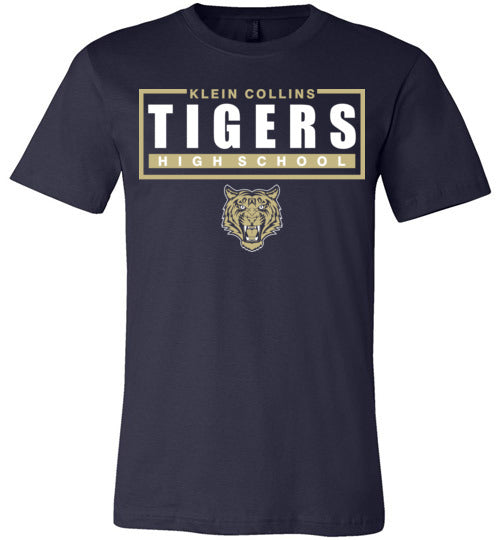 Klein Collins Tigers Premium Navy T-shirt - Design 49