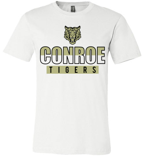 Conroe Tigers Premium White T-shirt - Design 23