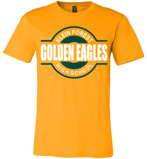 Klein Forest Golden Eagles Premium Gold T-shirt - Design 11