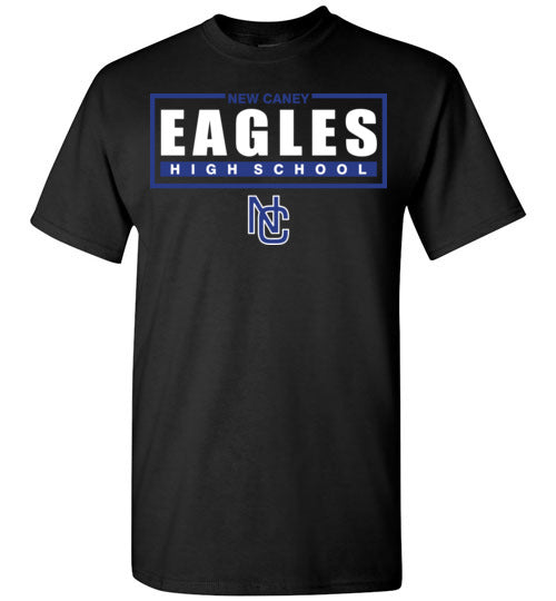 New Caney Eagles High School Black Unisex T-shirt 49