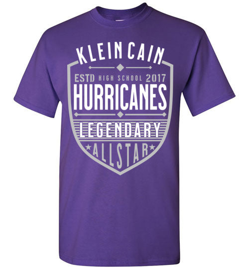 Klein Cain High School Hurricanes Purple Unisex T-shirt 62