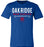 Oak Ridge War Eagles Premium Royal T-shirt - Design 03