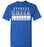 Cypress Creek High School Cougars Royal Blue Unisex T-shirt 31