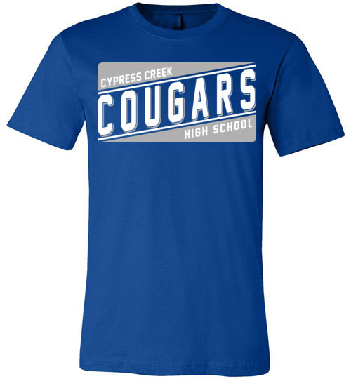 Cypress Creek Cougars Premium Royal T-shirt - Design 84