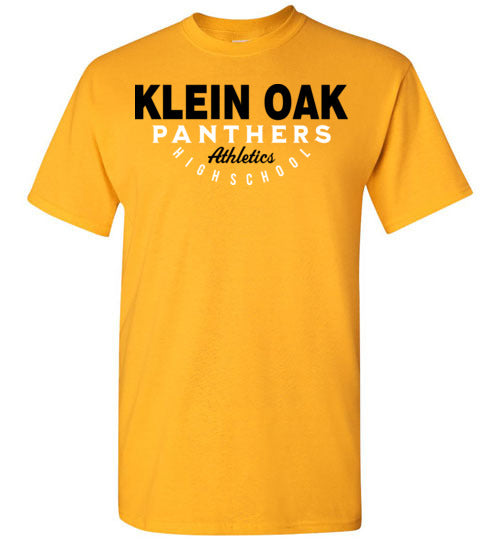 Klein Oak Panthers - Design 12 - Gold Unisex T-shirt