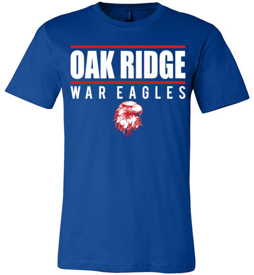 Oak Ridge War Eagles Premium Royal T-shirt - Design 07