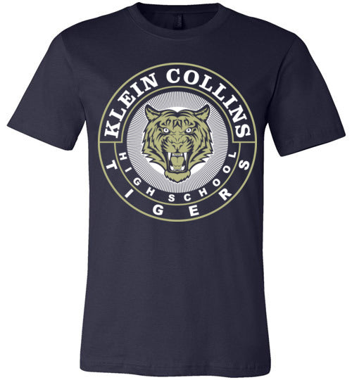 Klein Collins Tigers Premium Navy T-shirt - Design 02