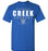 Cypress Creek High School Cougars Royal Blue Unisex T-shirt 12