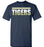 Klein Collins High School Tigers Navy Unisex T-shirt 25