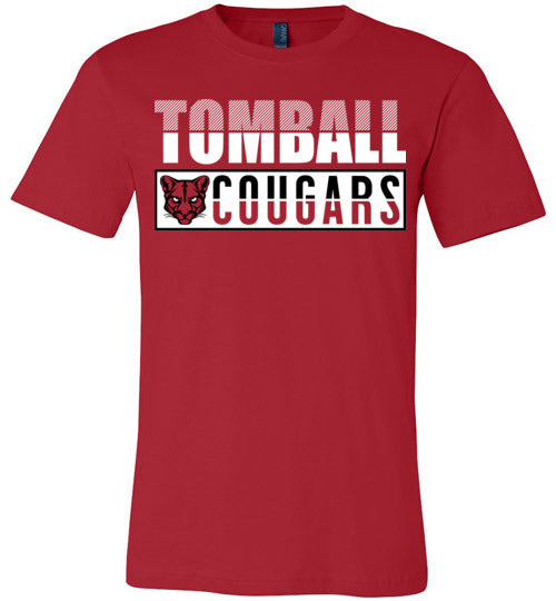 Tomball Cougars Premium Red T-shirt - Design 31 — District 63 Apparel