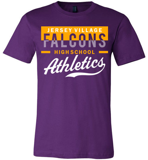 Jersey Village Falcons Premium Purple T-shirt - Design 48