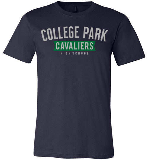 College Park Cavaliers Premium Navy T-shirt - Design 21