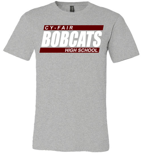 Cy-Fair Bobcats Premium Heather T-shirt - Design 72