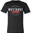 Westfield Mustangs Premium Black T-shirt - Design 44