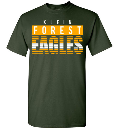 Klein Forest High School Golden Eagles Forest Green Unisex T-shirt 35